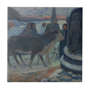 Weihnachtsabend (Der Segen des Oxen) Fliese