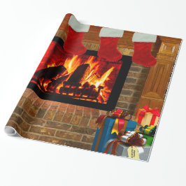 Weihnachtsabend Geschenkpapier