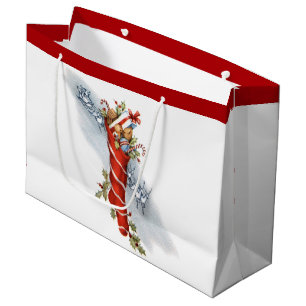 Weihnachtsabend Große Geschenktüte