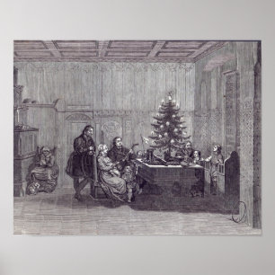 Weihnachtsabend in Deutschland Poster