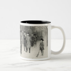 Weihnachtsabend in Kolonialzeiten Tasse