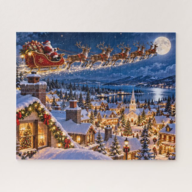 Weihnachtsabend mit Santa (Horizontal)