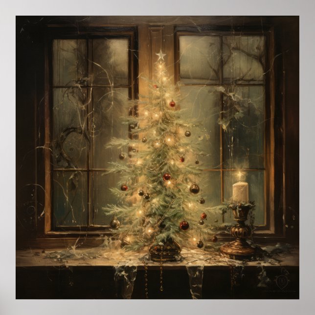 Weihnachtsabend-Poster Poster (Vorne)