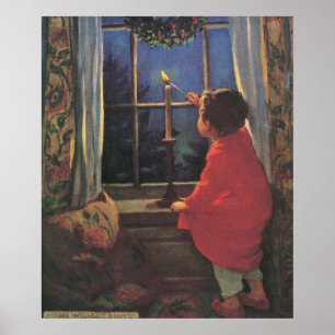 Weihnachtsabend von Jessie Willcox Smith Poster
