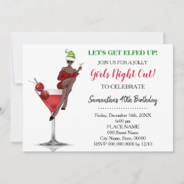 Weihnachtsabend zum Geburtstag: Lasst uns aufwache Einladung