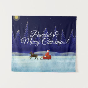 Weihnachtsabendreise Wandteppich