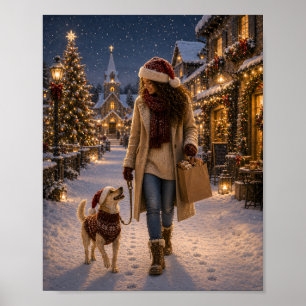 Weihnachtsabendspaziergang mit Lina Poster