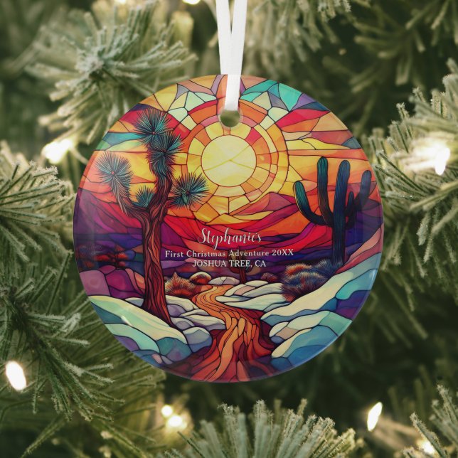 Weihnachtsabenteuer Joshua Tree Ornament Aus Glas (InSitu)