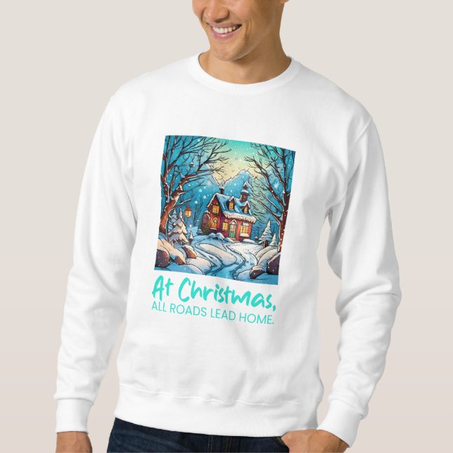 Weihnachtsabholung - Neuankömmlinge Sweatshirt (Vorderseite)