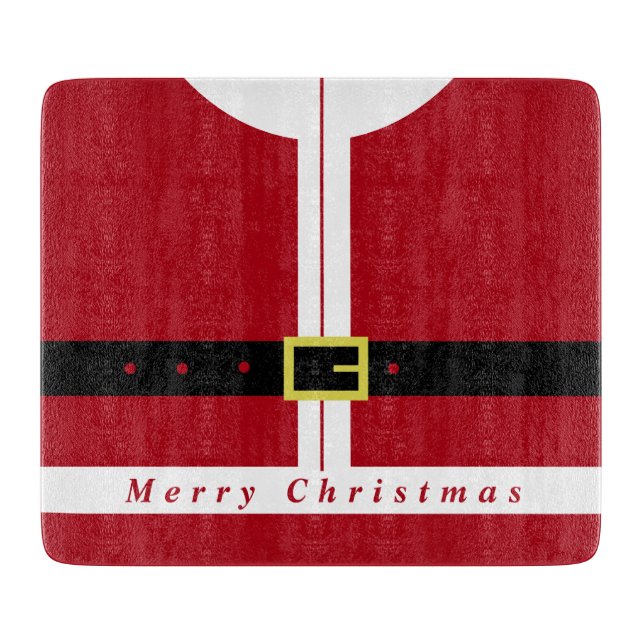 Weihnachtsabschneider Schneidebrett (Vorderseite)