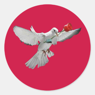 Weihnachtsabsprung Runder Aufkleber