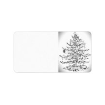 Weihnachtsadresse Etiketten Aufkleber