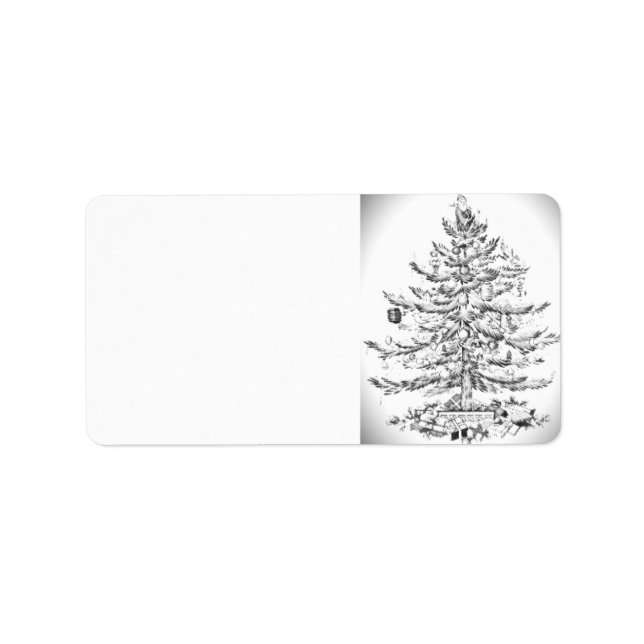 Weihnachtsadresse Etiketten Aufkleber Adressaufkleber (Vorne)