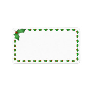 Weihnachtsadressen-Etiketten Adressaufkleber