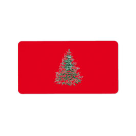 Weihnachtsadressen-Etiketten SAASONAL Adressaufkleber