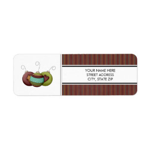 Weihnachtsadressen-Mailing-Labels