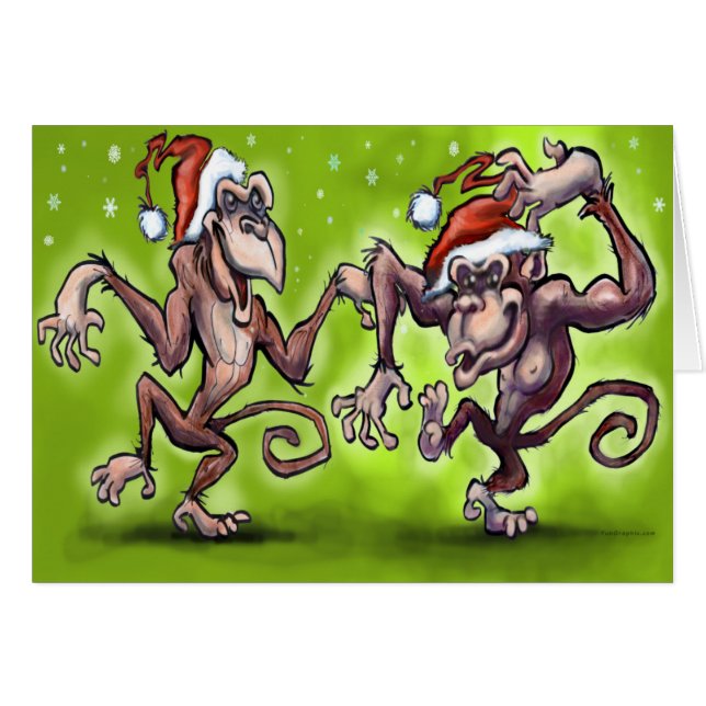 Weihnachtsaffen (Vorderseite (Horizontal))