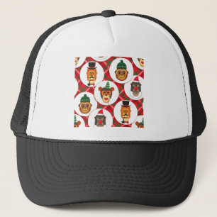Weihnachtsaffen für Hipster Truckerkappe