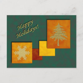 Weihnachtsakzente Benutzerdefinierbare Postkarte