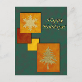 Weihnachtsakzente Benutzerdefinierbare Postkarte