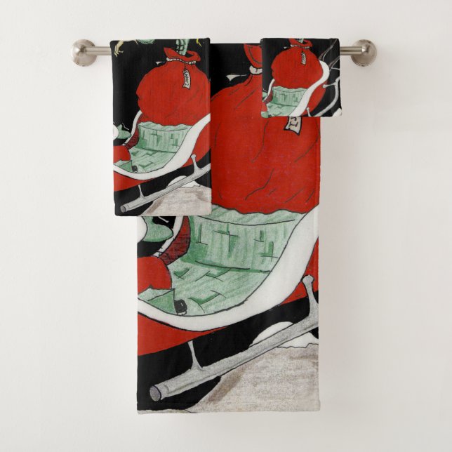 Weihnachtsalbtraum Bad Handtuch Set oder Single (Insitu)