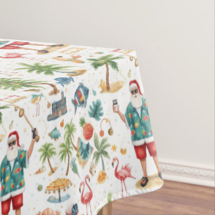 Weihnachtsanfang mit Weihnachtsmann Tischdecke
