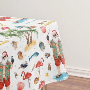Weihnachtsanfang mit Weihnachtsmann Tischdecke
