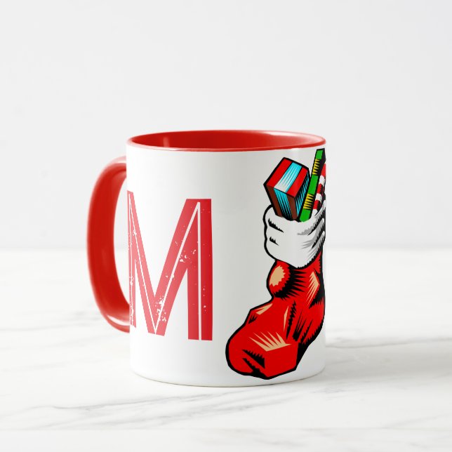 Weihnachtsanfängliche Tasse (Vorderseite Links)