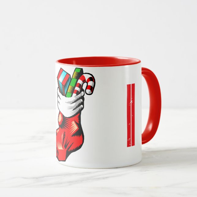 Weihnachtsanfängliche Tasse (VorderseiteRechts)