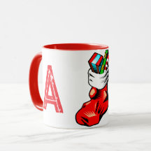 Weihnachtsanfängliche Tasse