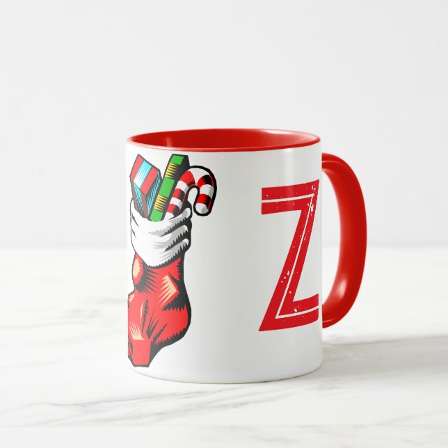 Weihnachtsanfängliche Tasse (VorderseiteRechts)