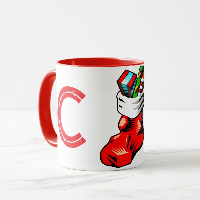 Weihnachtsanfängliche Tasse (Vorderseite Links)