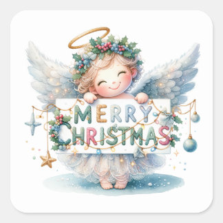 Weihnachtsangel Stickers