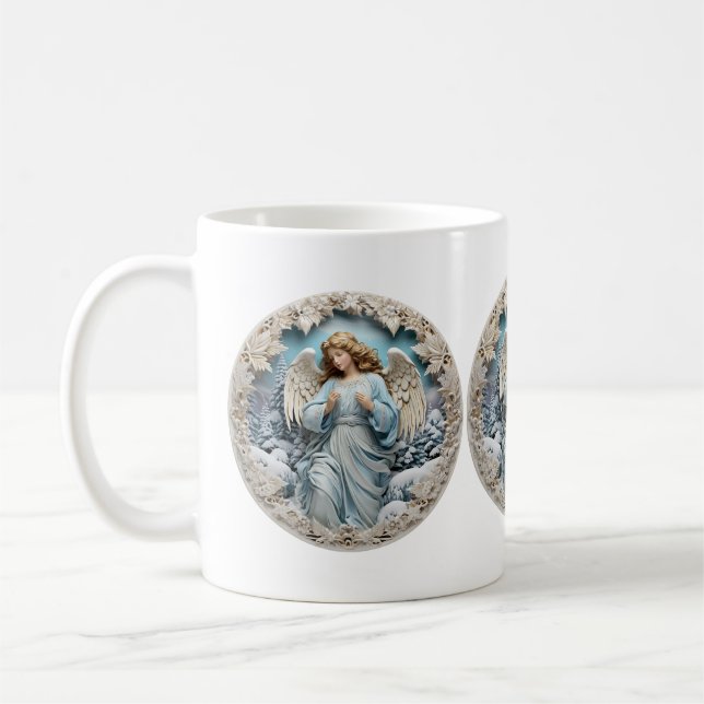 Weihnachtsangel-Tasse Kaffeetasse (Links)