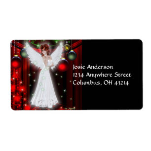 Weihnachtsangel Weihnachtsadressen Labels