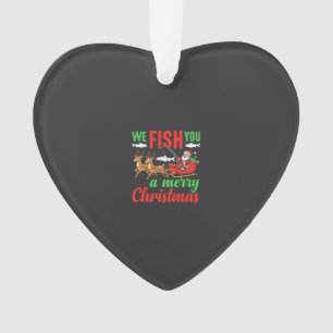 Weihnachtsangeln Frohe Fische Ihnen Ornament