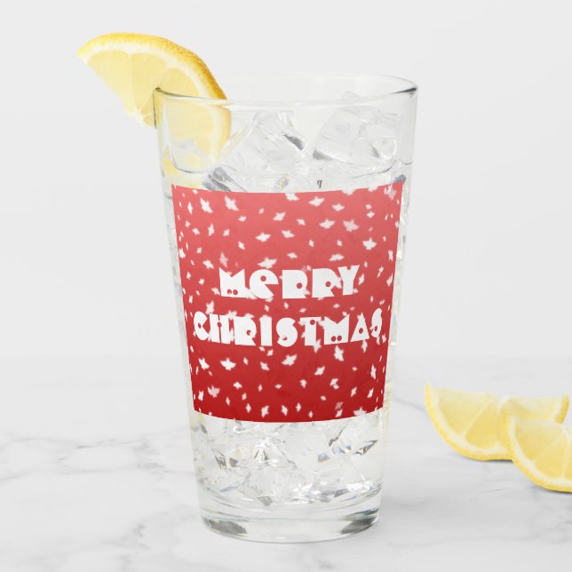 WeihnachtsAngels Glas (Vorderseite Ice)