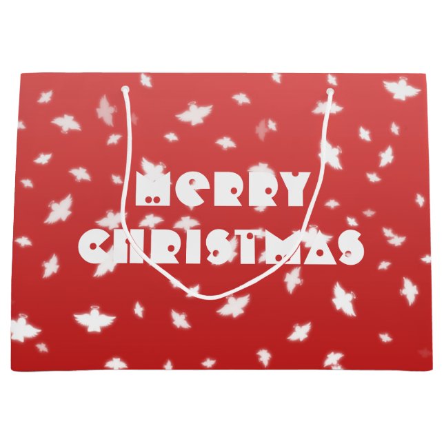 WeihnachtsAngels Große Geschenktüte (Vorderseite)