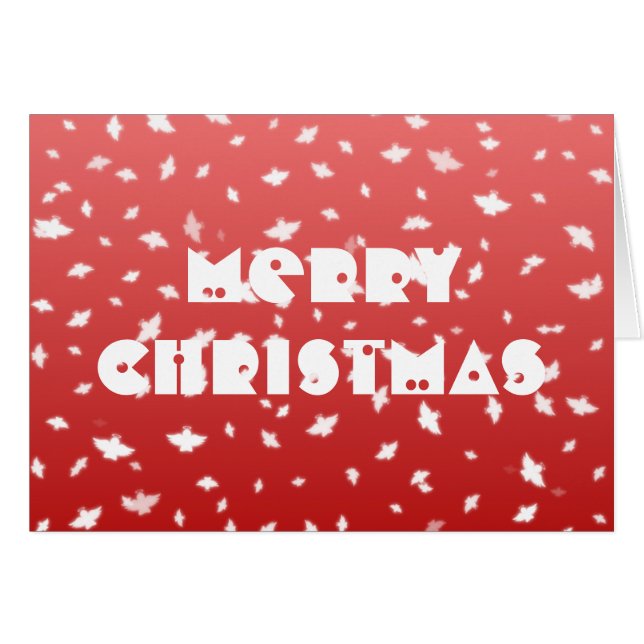 WeihnachtsAngels Grußkarte (Vorderseite (Horizontal))