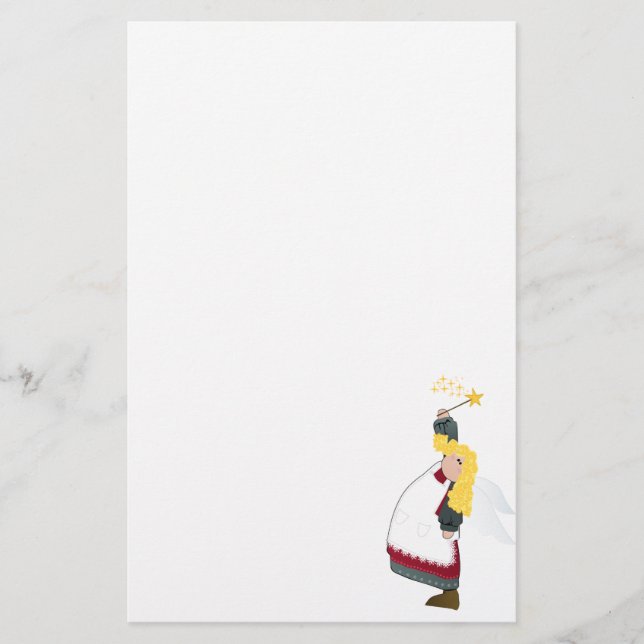 WeihnachtsAngels Letterhead / Stationery Briefpapier (Vorderseite)