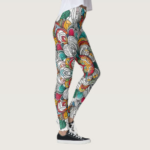 Weihnachtsangels multicolor leggings