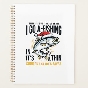 Weihnachtsangler-Stream-Zitat-Design Planer
