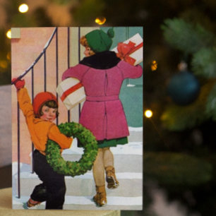 Weihnachtsanker Feiertagskarte