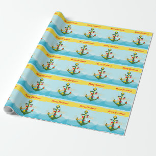 Weihnachtsanker nautisch geschenkpapier