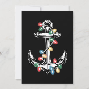 Weihnachtsanker Xmas Lichter Nautilus Segeln Einladung