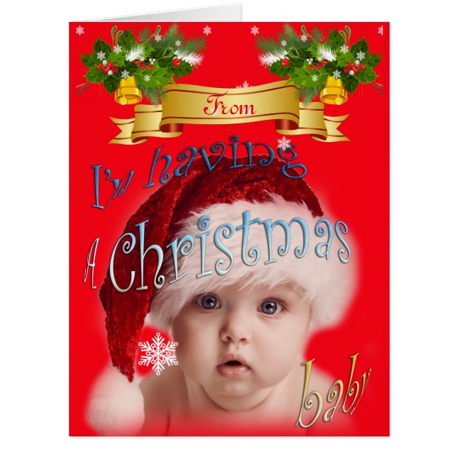 Weihnachtsankündigung (Vorderseite)