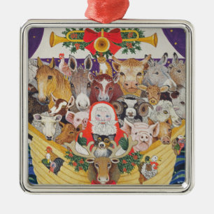 Weihnachtsankunft Ornament Aus Metall