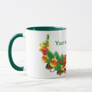 Weihnachtsanpassbare Tasse
