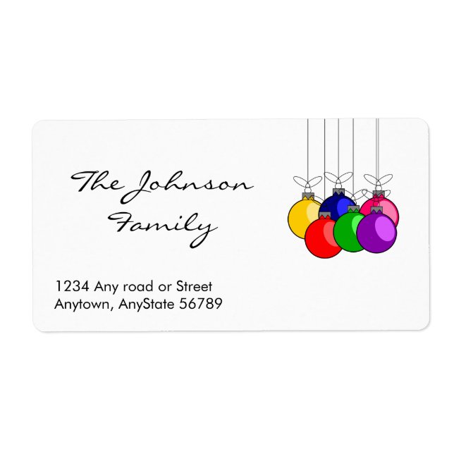 Weihnachtsanschrift (Vorne)