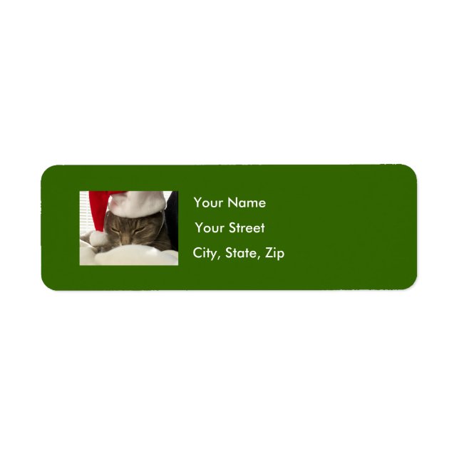 Weihnachtsanschrift Green (Vorne)